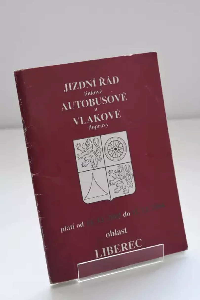 Levně Jízdní řád linkové autobusové a vlakové dopravy 2003-2004 Liberec (, 2003)