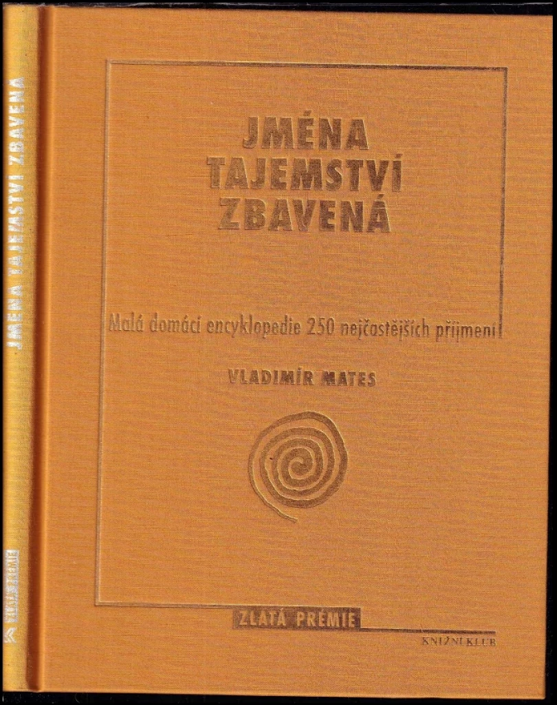Jména tajemství zbavená (Vladimír Mates, 1998)