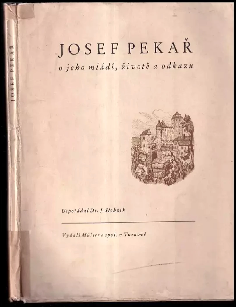 Levně Josef Pekař : o jeho mládí, životě a odkazu (Josef Pekař, 1941)