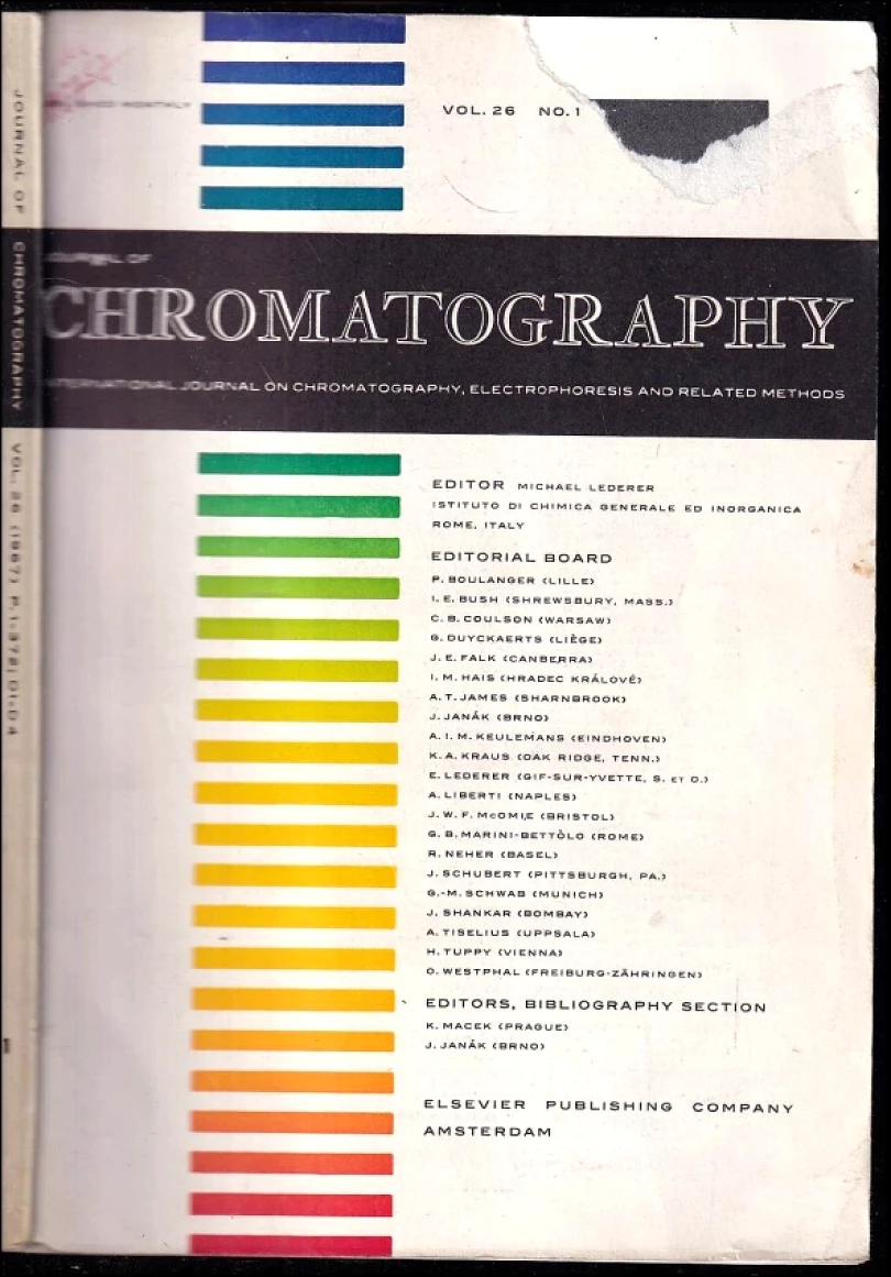Journal of chromatography, VOLUME 26, ČÍSLO 1 (, )