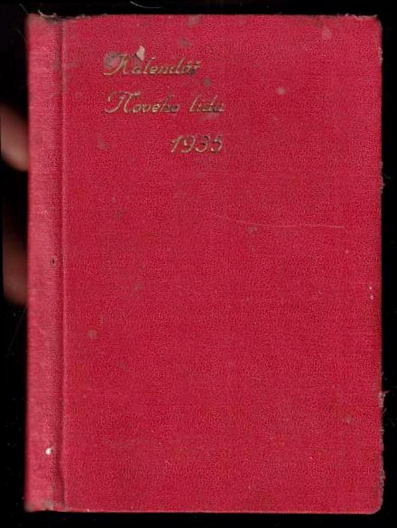 Levně Kapesní kalendář Nového lidu, zápisník a všeobecný rádce na rok 1935 (František V. Pokorný, 1935)