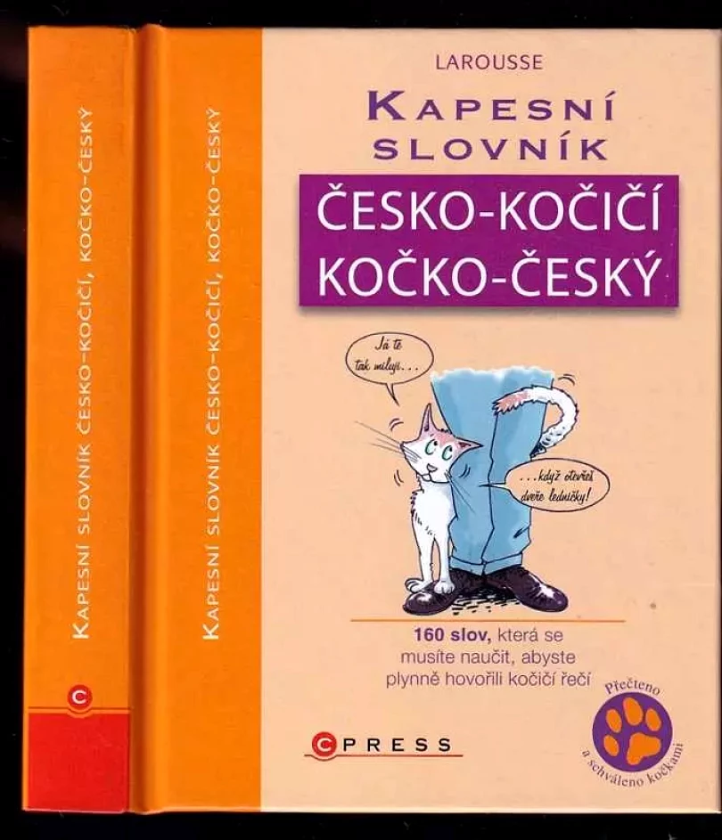 Kapesní slovník česko-kočičí, kočko-český (Jean Cuvelier, 2009)