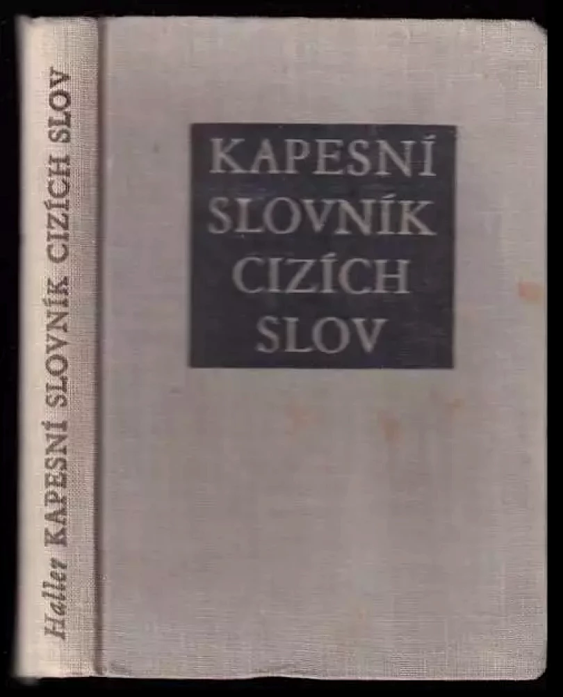 Kapesní slovník cizích slov (Jiří Haller, 1954)