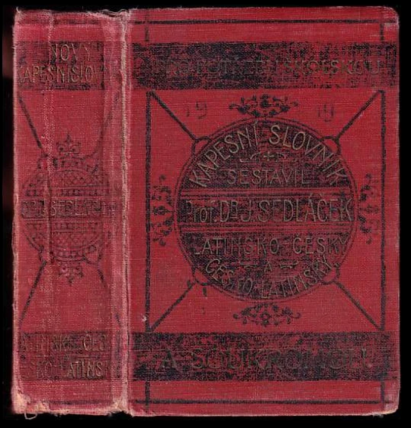 Kapesní slovník latinsko-český a česko-latinský (Josef Sedláček, 1905)