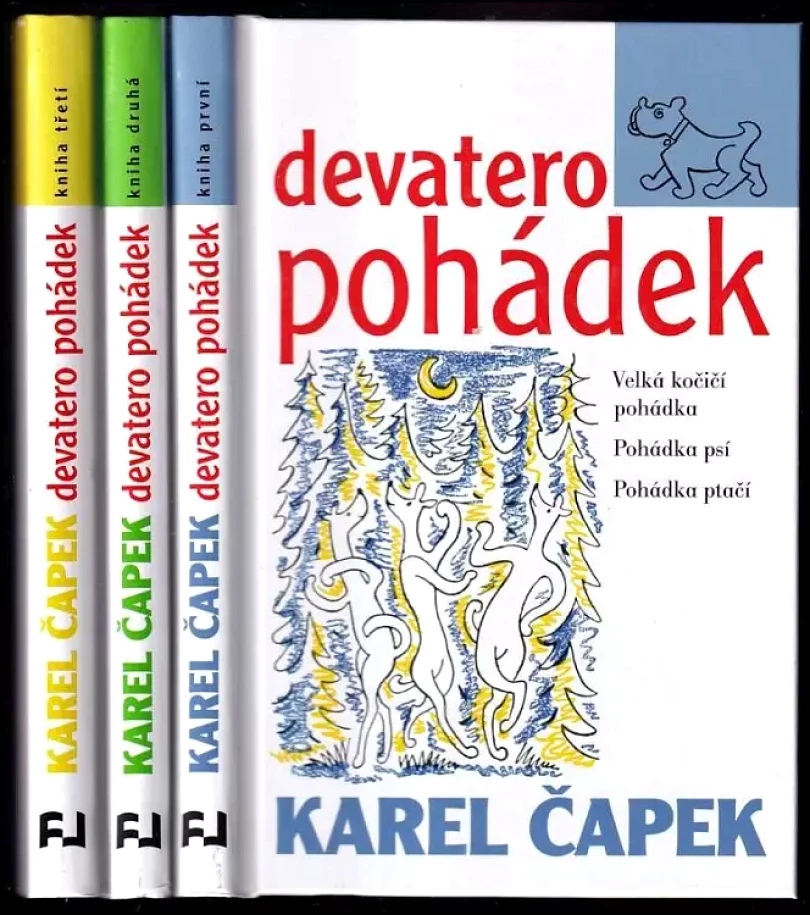 Levně Karel Čapek Devatero pohádek 1. - 3. kniha KOMPLET (Karel Čapek, 2018)