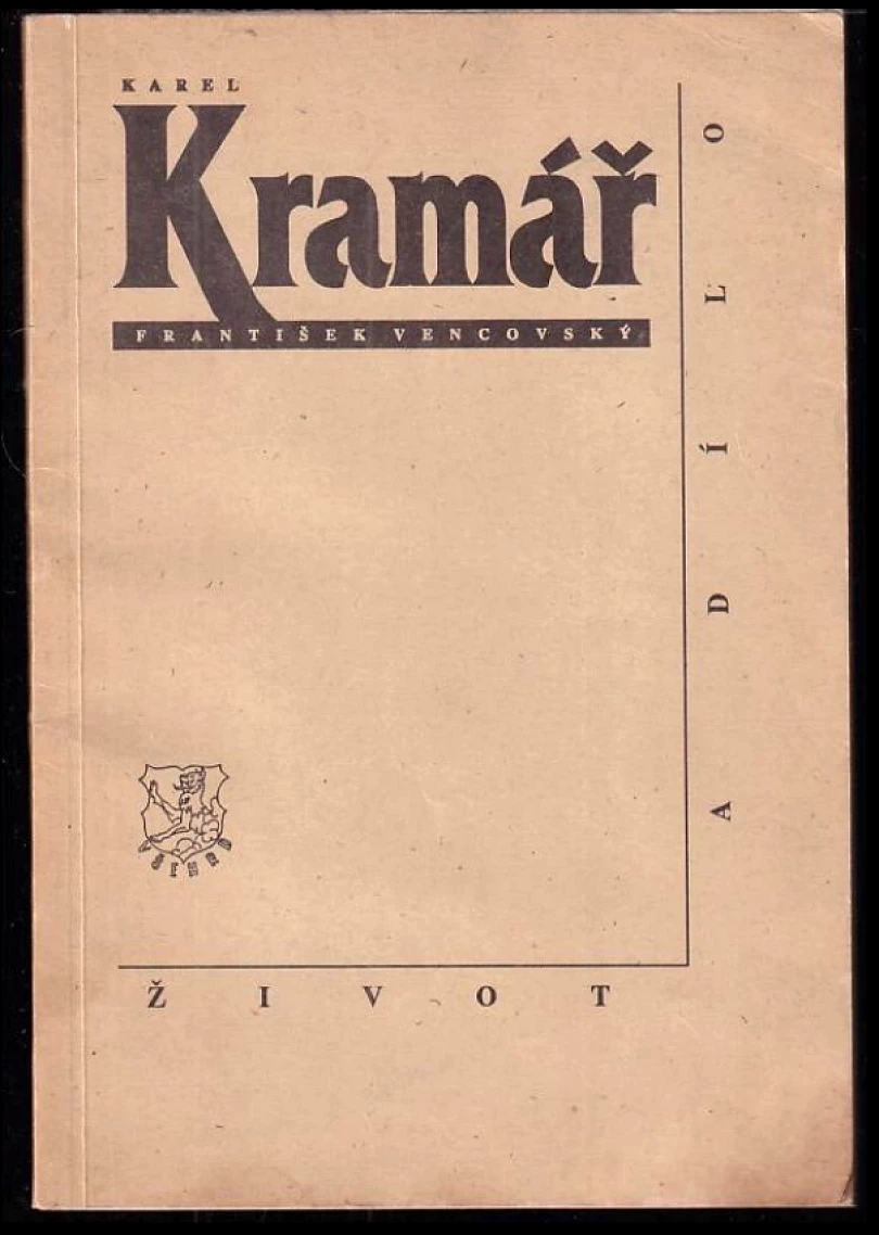 Levně Karel Kramář (František Vencovský, 1992)