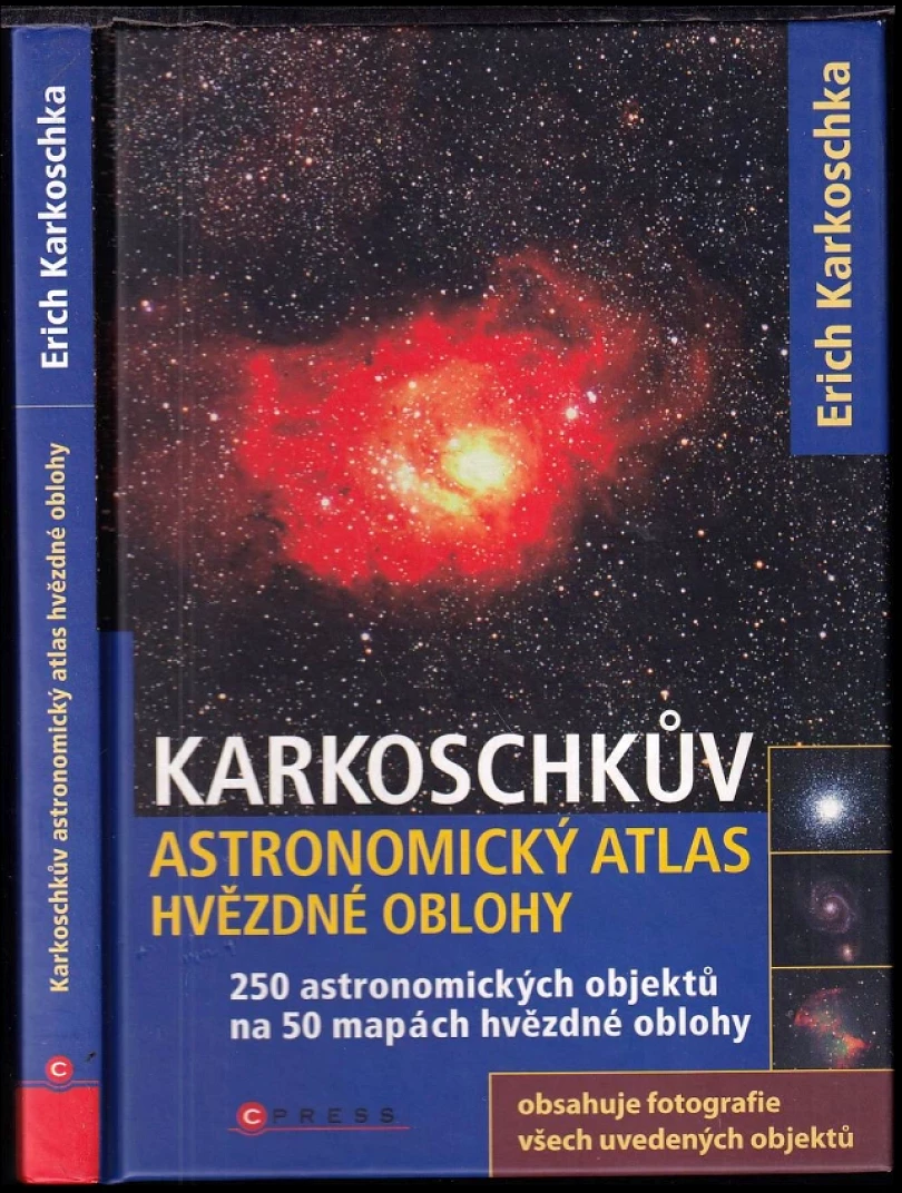 Levně Karkoschkův astronomický atlas hvězdné oblohy (Erich Karkoschka, 2007)