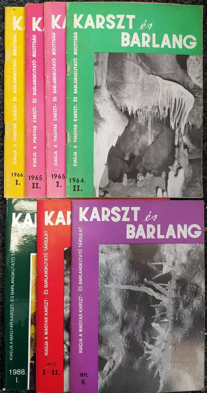 Levně Karszt és barlang KONVOLUT 7 ČÍSEL (, 1964)