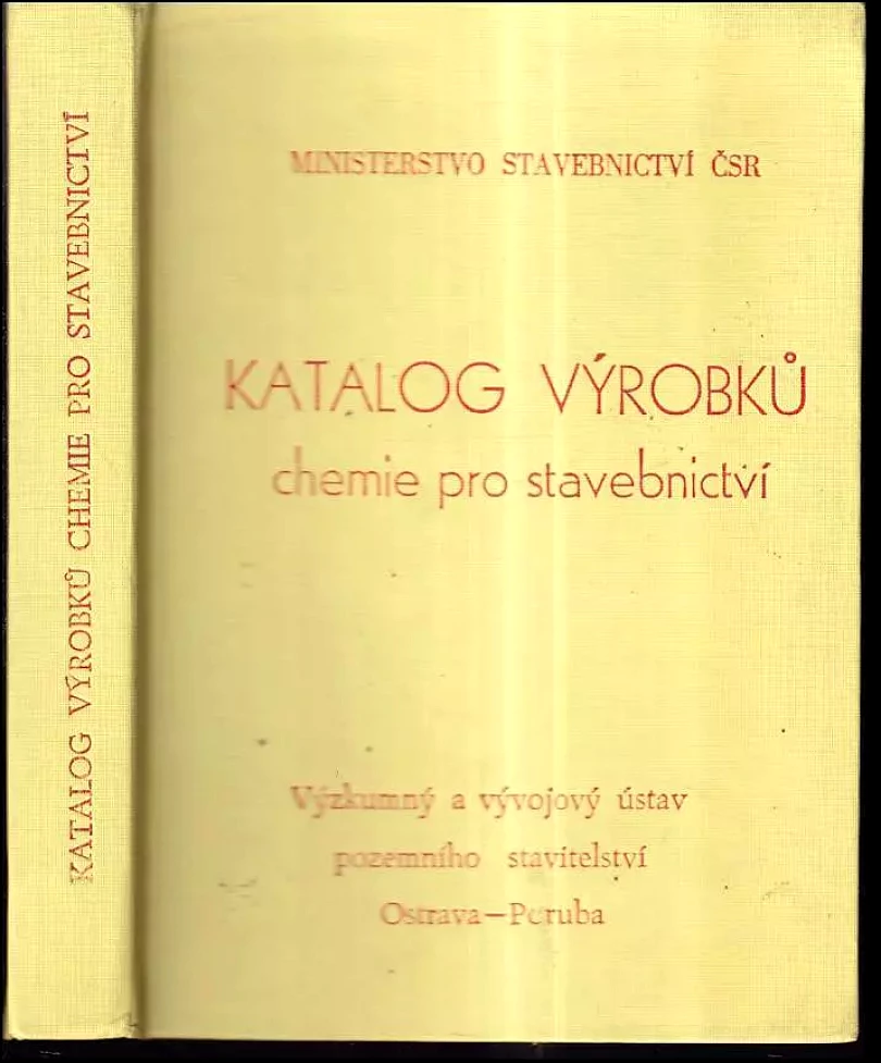 Katalog výrobků chemie pro stavebnictví (, 1971)