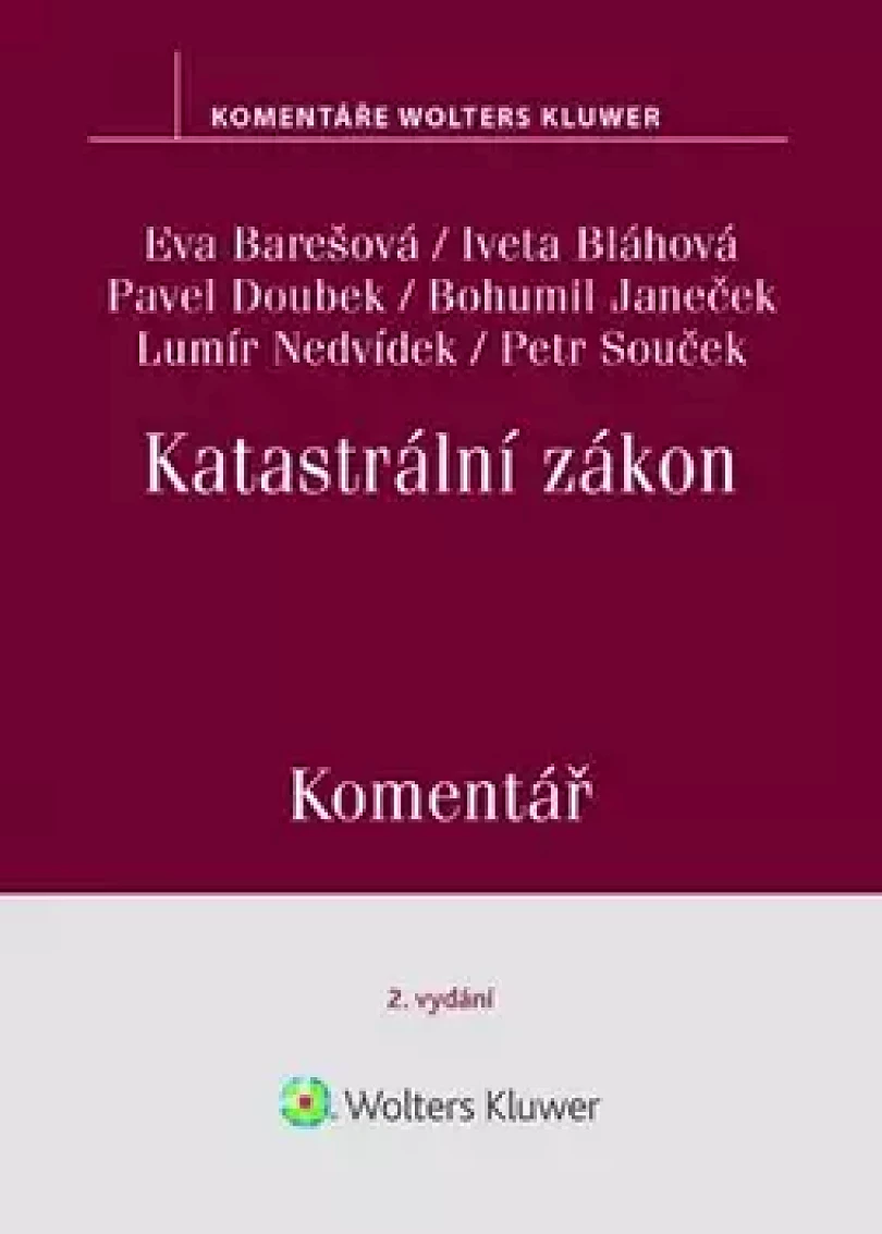 Levně Katastrální zákon (, 2019)