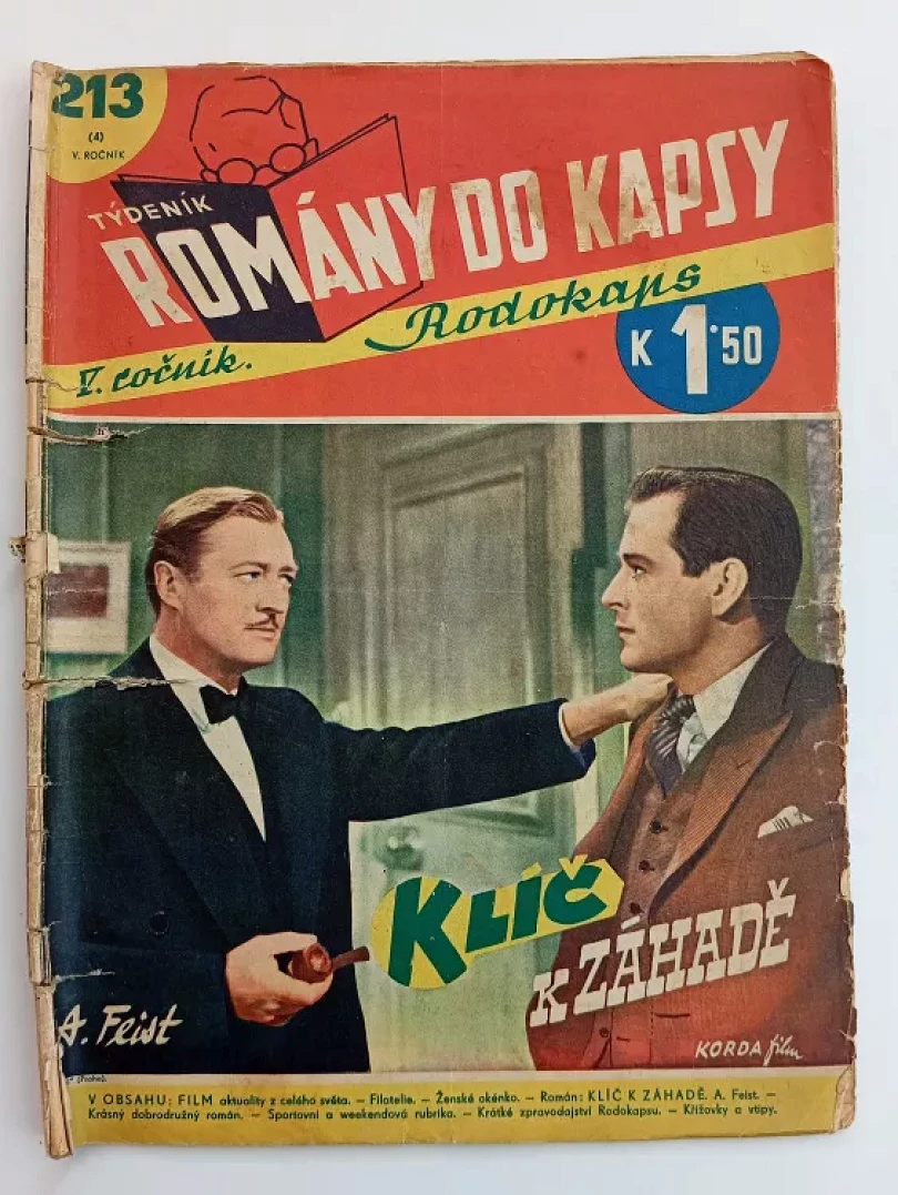 Klíč k záhadě - Romány do kapsy - č. 213, V. ročník (A .Feist, 1939)