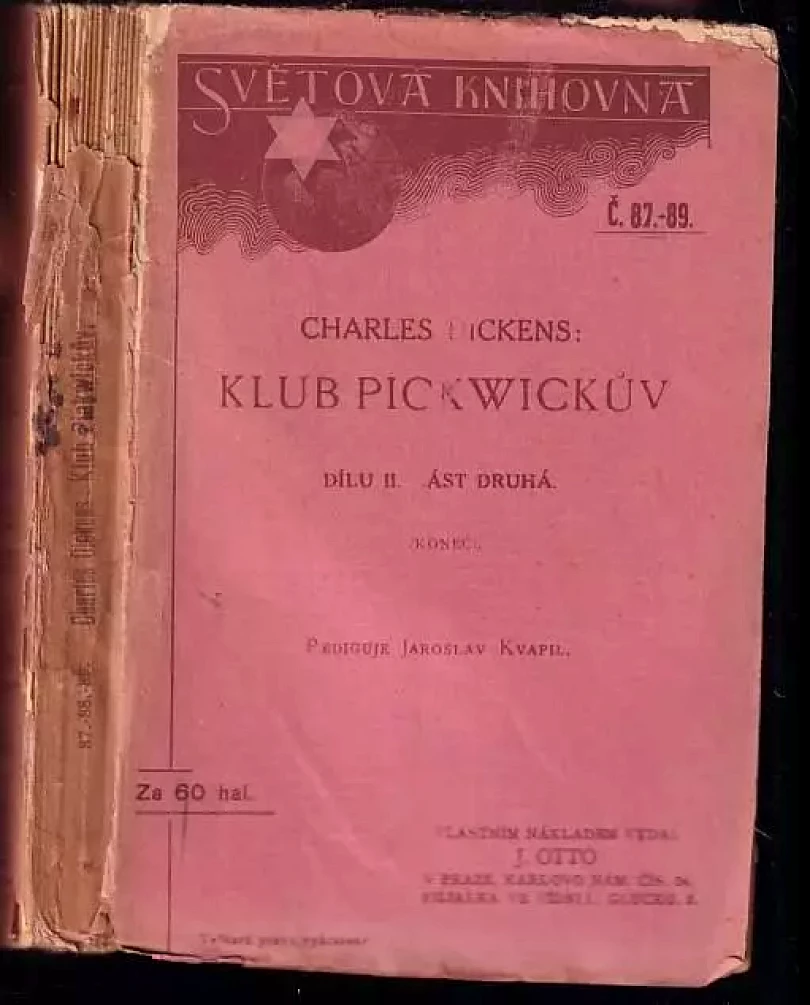 Levně Klub Pickwickův (Charles Dickens, 1927)