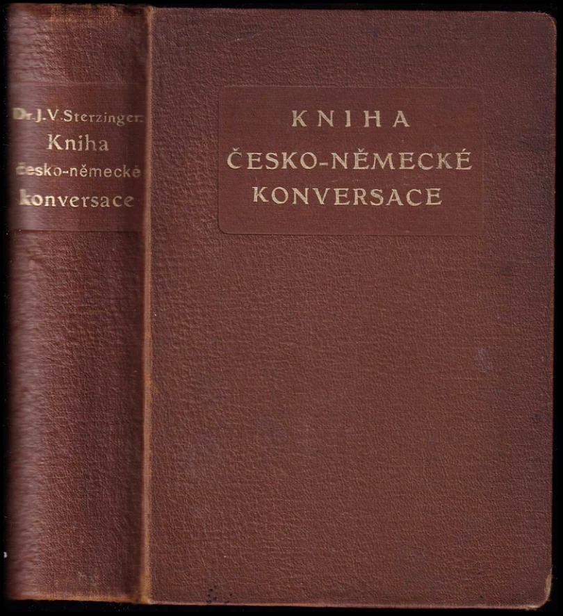 Kniha česko-německé konversace (Josef V Sterzinger, 1920)