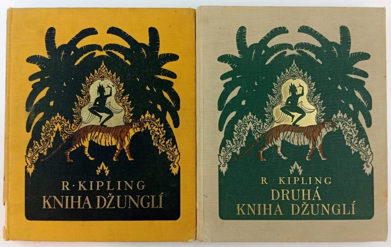 Levně KOMPLET Rudyard Kipling 2X Kniha džunglí + Druhá kniha džunglí (Rudyard Kipling, 1931)