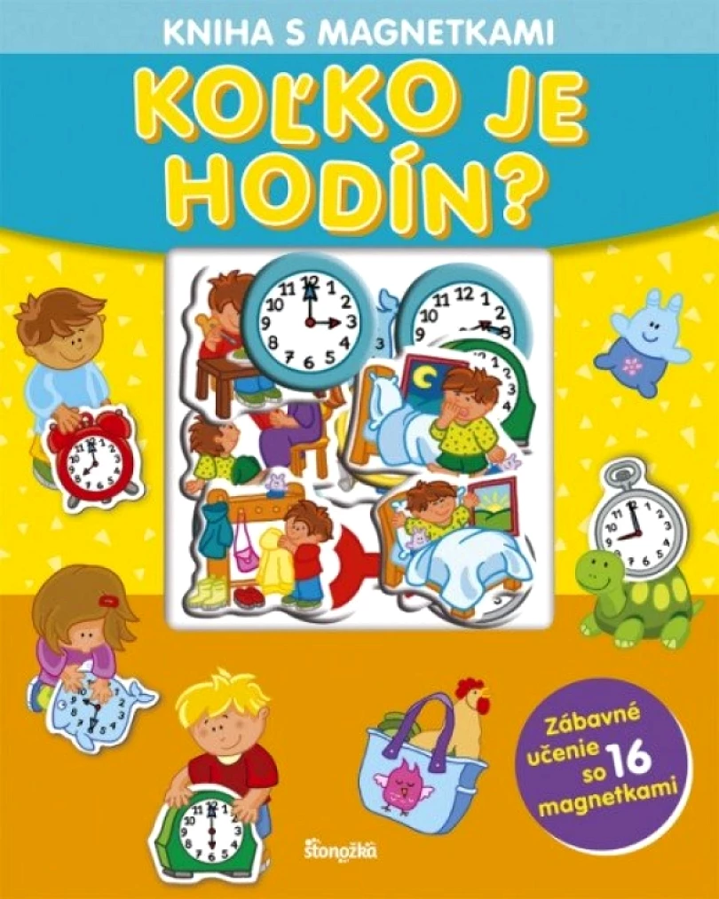 Kniha s magnetkami: Koľko je hodín? (slovensky) (, 2025)