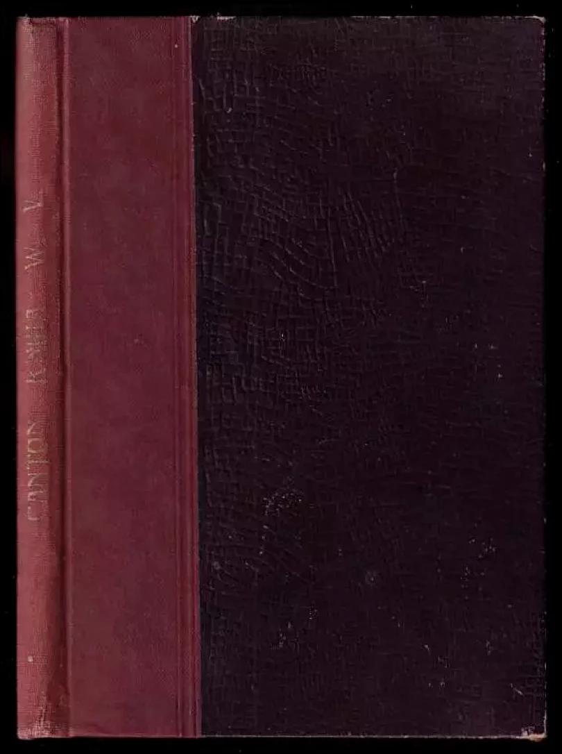 Kniha W. V. (William Canton, 1906)