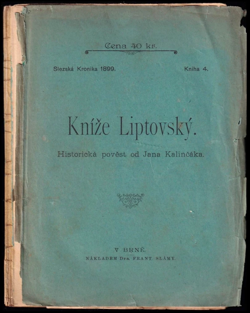 Kníže liptovský (Ján Kalinčiak, 1899)