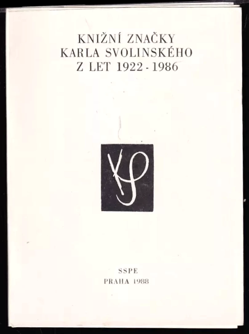 Knižní značky Karla Svolinského z let 1922-1986 (Slavomil Vencl, 1988)