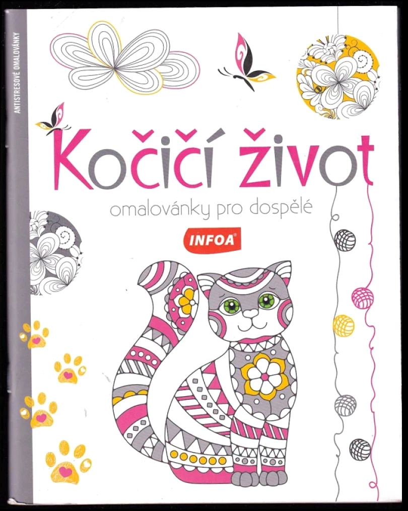 Levně Kočičí život Omalovánky pro dospělé (, 2023)