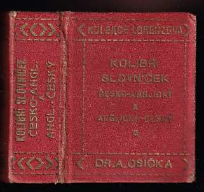 Kolibří slovníček česko-anglický a anglicko-český (Antonín Osička, 1936)