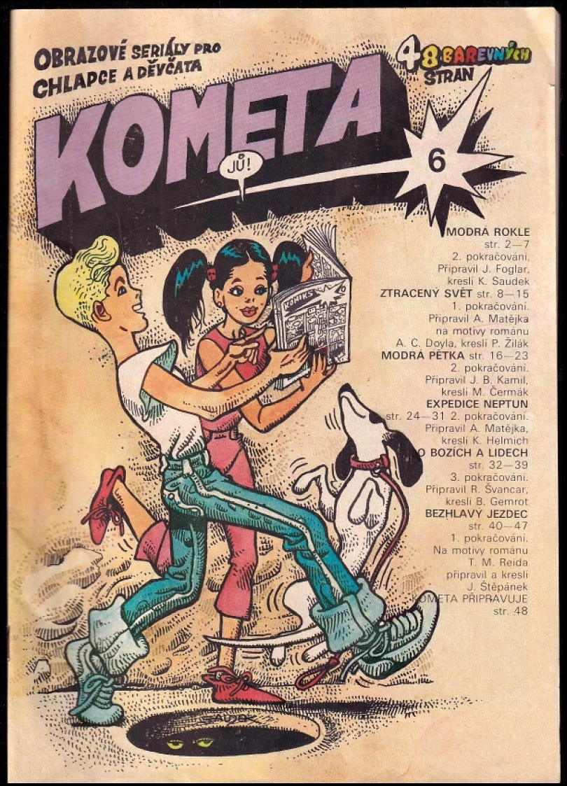 Levně Kometa 6 - obrazové seriály pro chlapce a děvčata (Jaroslav Foglar, 1989)