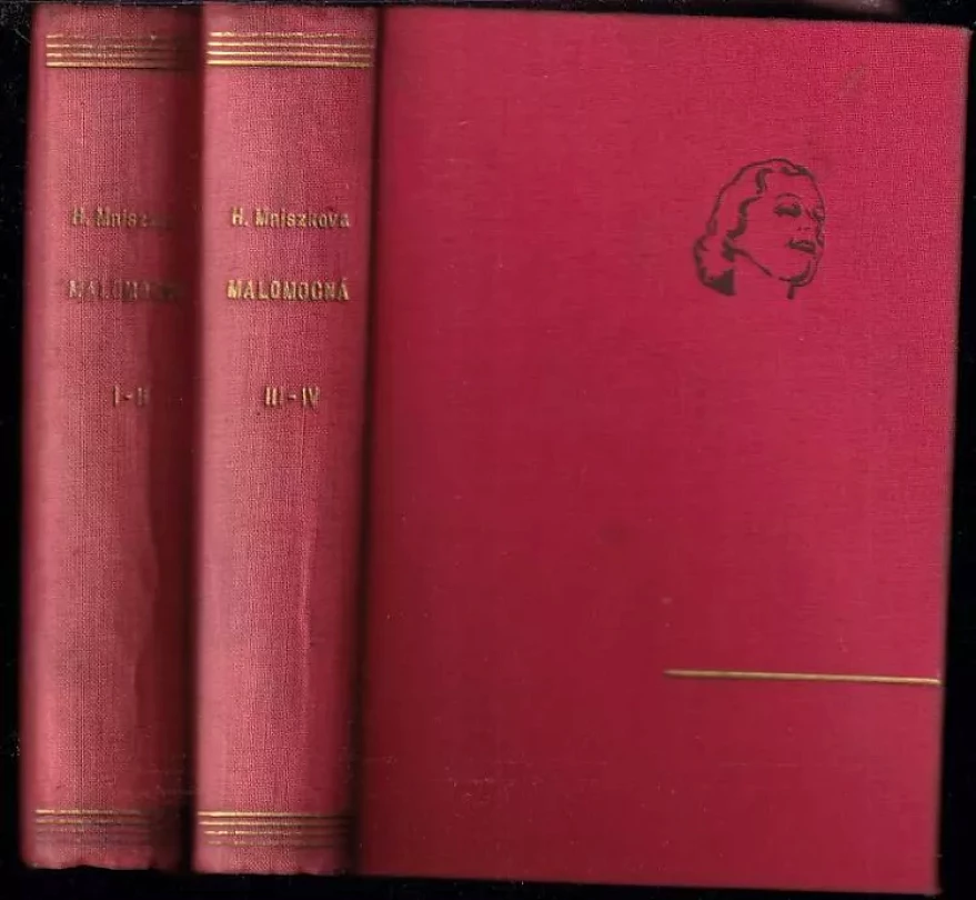 Levně KOMPLET Helena Mniszkówna Malomocná díly 1-3 VE DVOU SVAZCÍCH (Helena Mniszkówna, 1926)