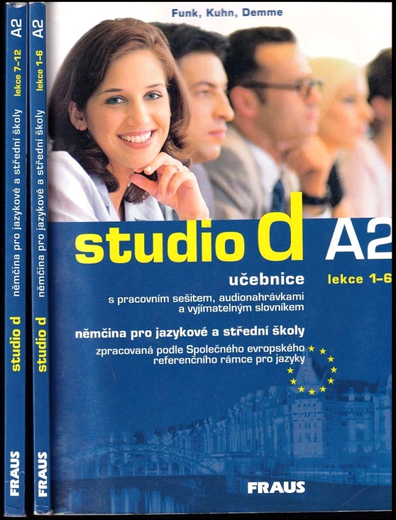 Levně KOMPLET Hermann Funk 2X Studio d A2 lekce 1-6 a lekce 7-12 (Hermann Funk, 2006)