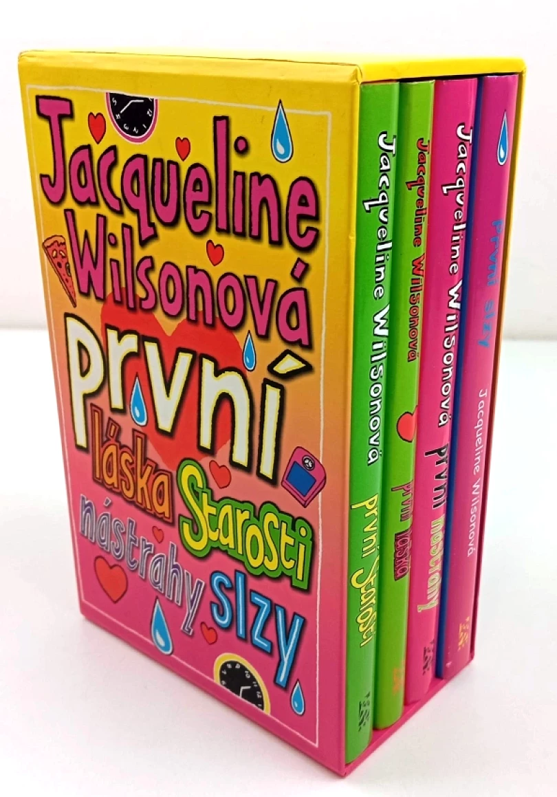 Levně KOMPLET Jacqueline Wilson 4X První láska + První starosti + První nástrahy + První láska (Jacqueline Wilson, 2002)