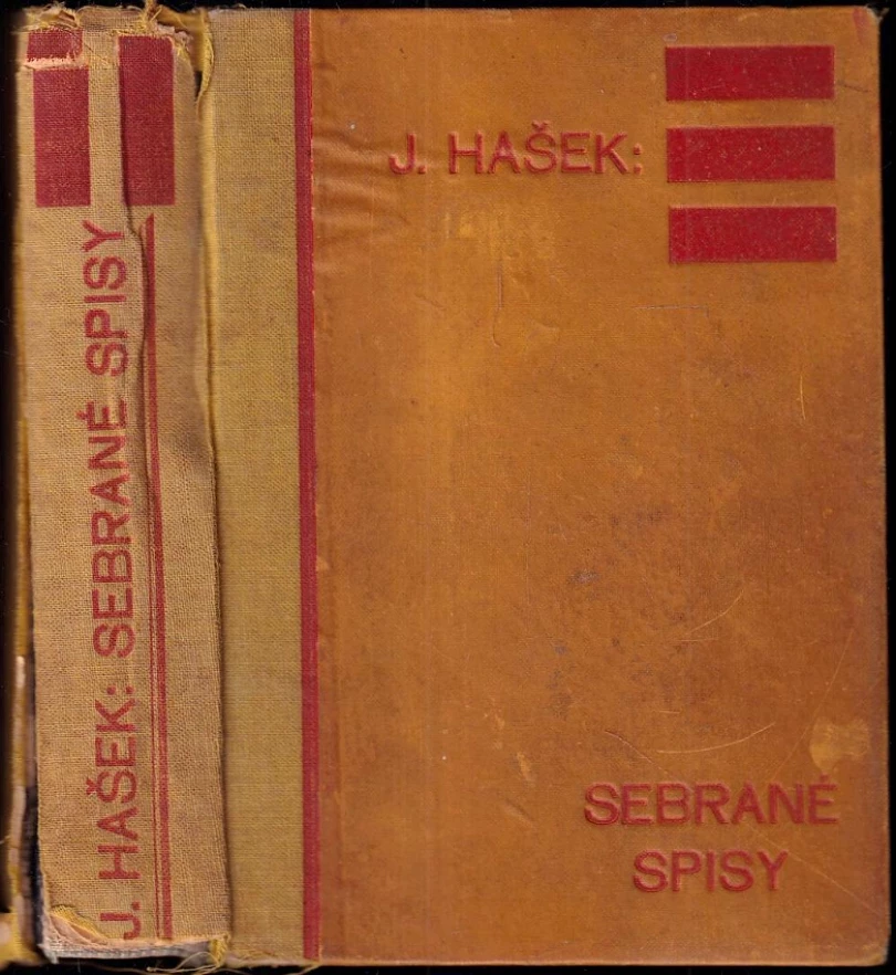 Levně KOMPLET Jaroslav Hašek 2X Za války i za Sovětů v Rusku + Dva tucty povídek (Jaroslav Hašek, 1925)