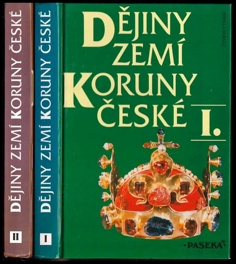 Levně KOMPLET Petr Čornej 2X Dějiny zemí Koruny české + Dějiny zemí Koruny české (Petr Čornej, 1992)