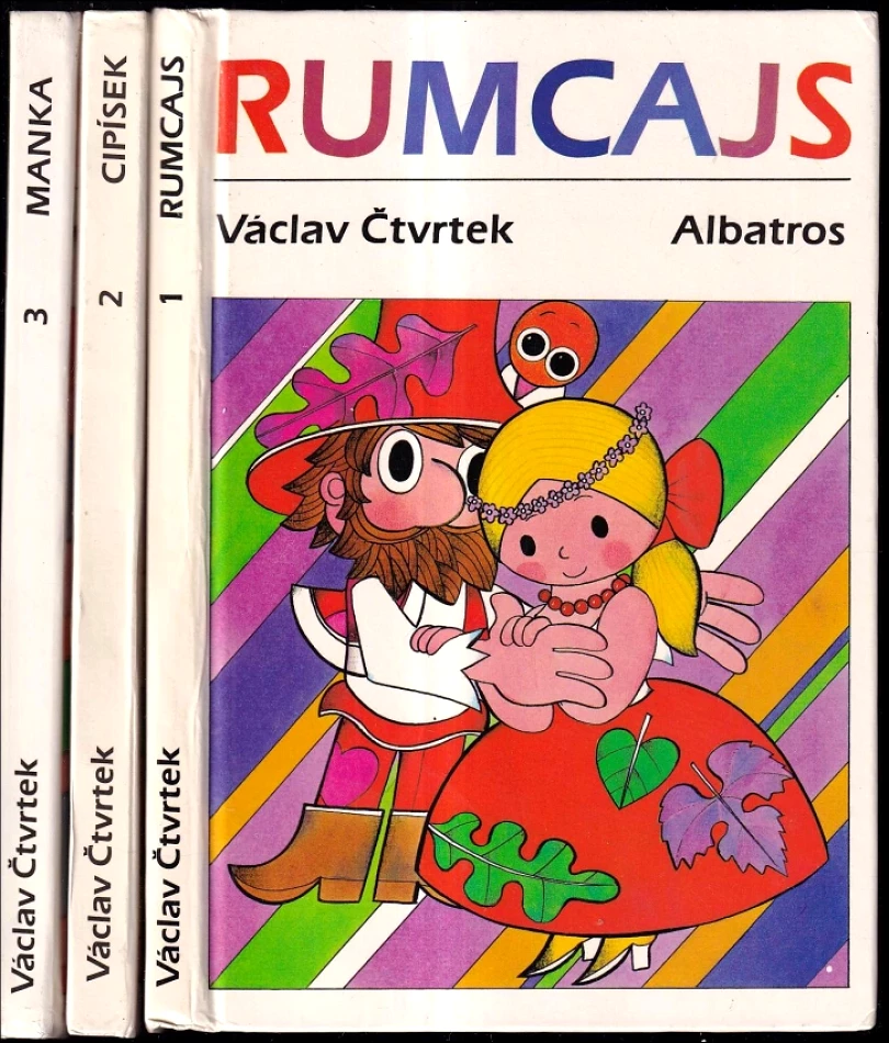 Levně KOMPLET Václav Čtvrtek 4X Cipísek + Manka + Cipísek + Rumcajs (Václav Čtvrtek, 1989)