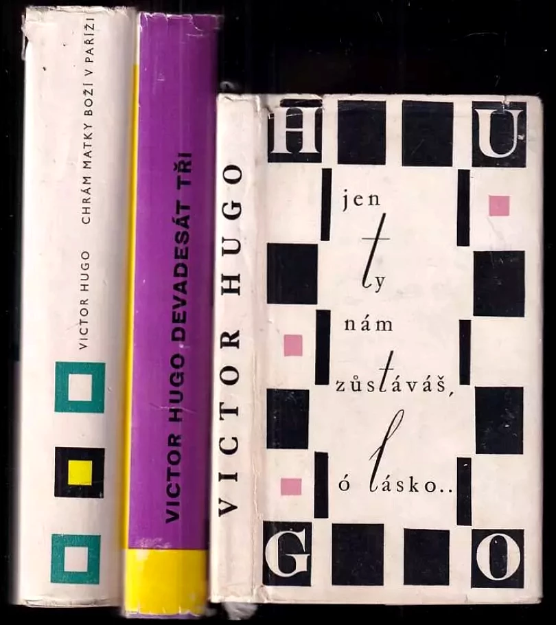 Levně KOMPLET Victor Hugo 3X Jen ty nám zůstáváš, ó lásko + Devadesát tři + Chrám Matky Boží v Paříži (Victor Hugo, 1965)
