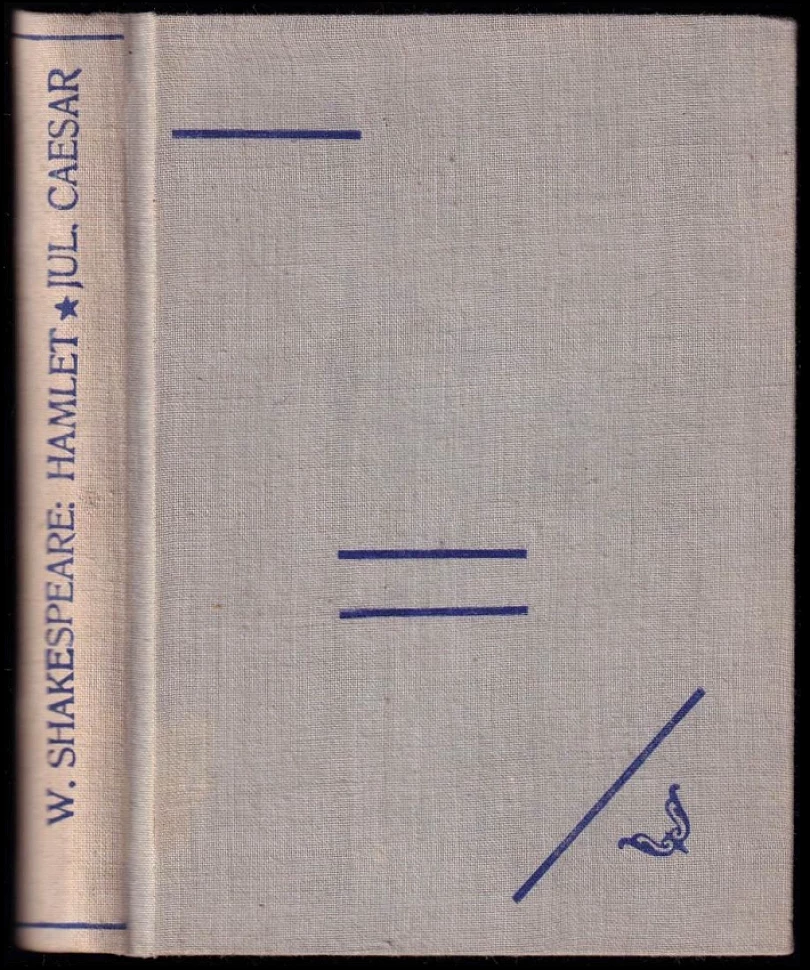 Levně KOMPLET William Shakespeare 2X Hamlet, králevic dánský + Julius Caesar (William Shakespeare, 1945)