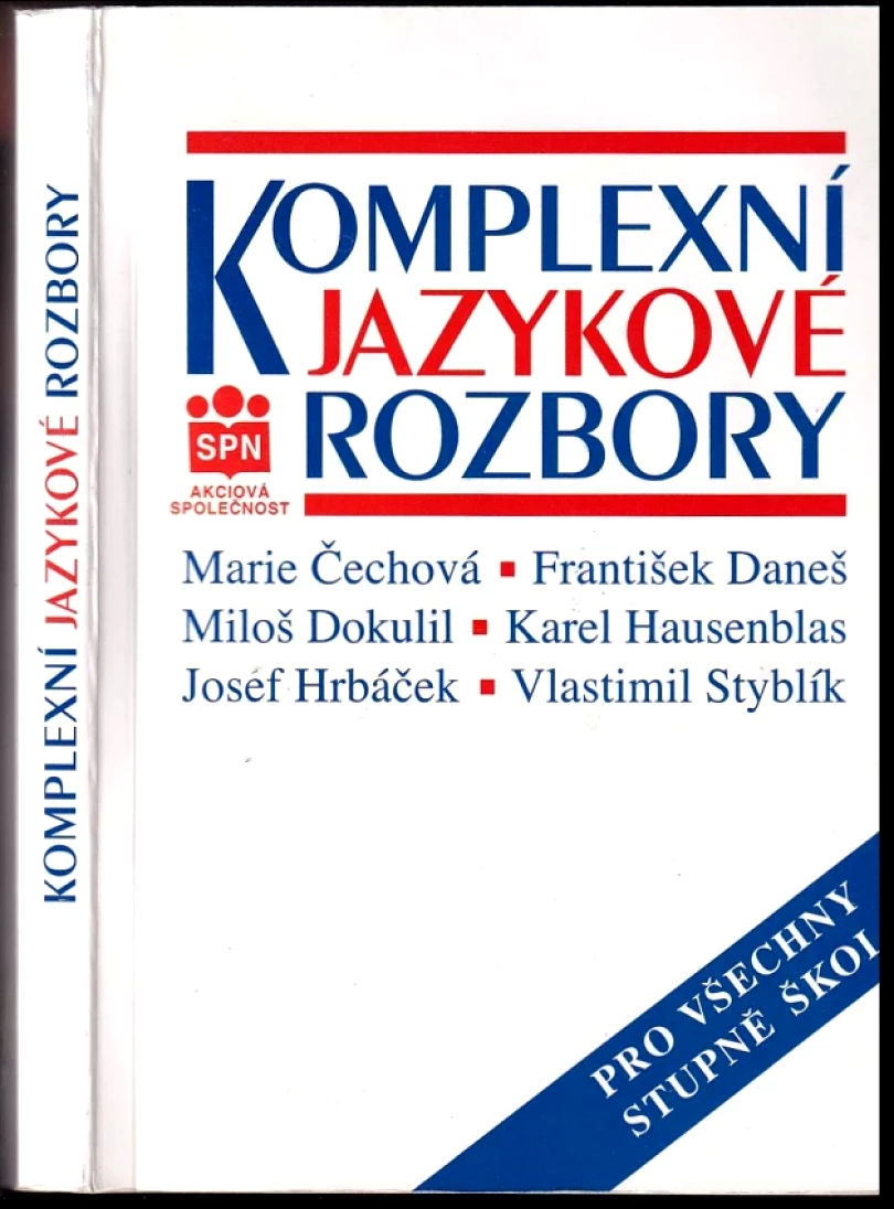 Levně Komplexní jazykové rozbory (Marie Čechová, 1996)