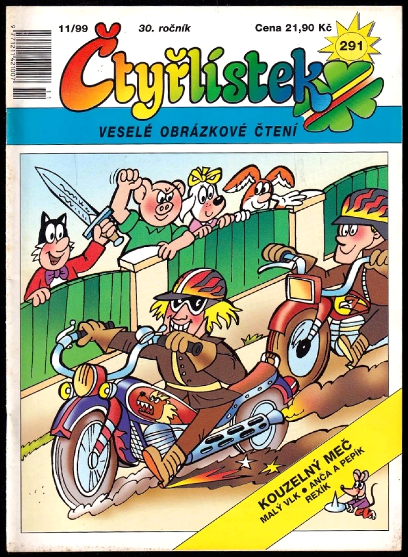 Kouzelný meč, Čtyřlístek 291 (Jiří Poborák, 1999)