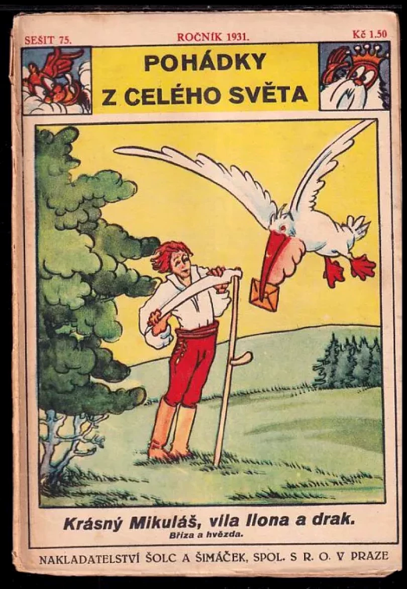 Krásný Mikuláš, víla Ilona a drak ; Bříza a hvězda (, 1931)