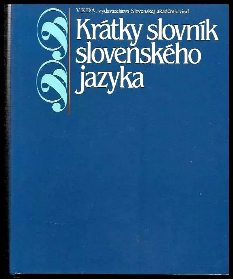 Krátky slovník slovenského jazyka (kolektiv, 1987)