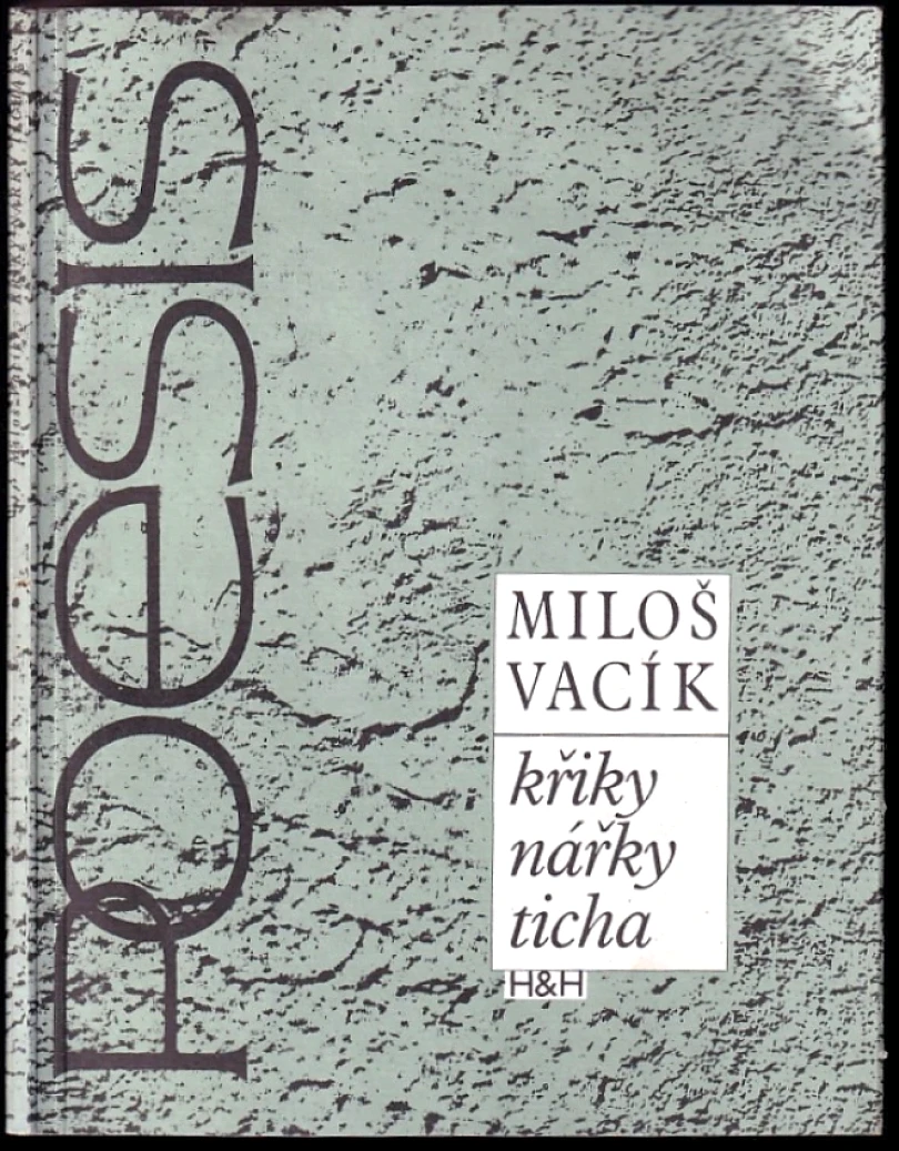 Levně Křiky nářky ticha 2X DEDIKACE MILOŠ VACÍK MIROSLAVU HOLUBOVI (Miloš Vacík, 1995)