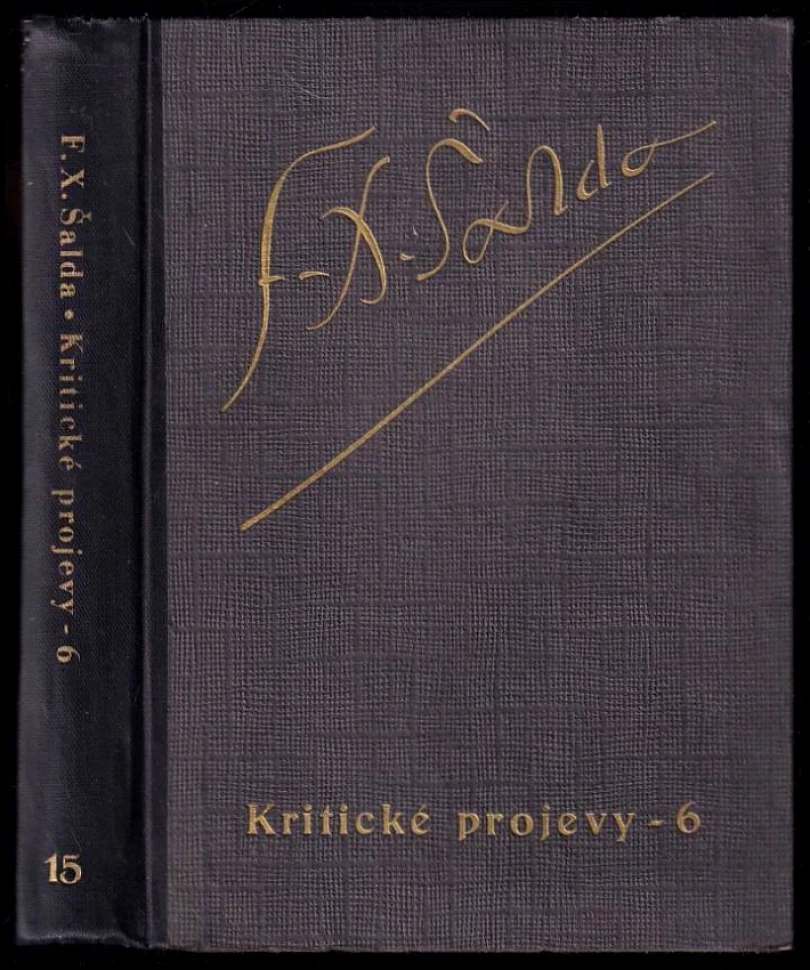 Kritické projevy 6 (F. X Šalda, 1951)