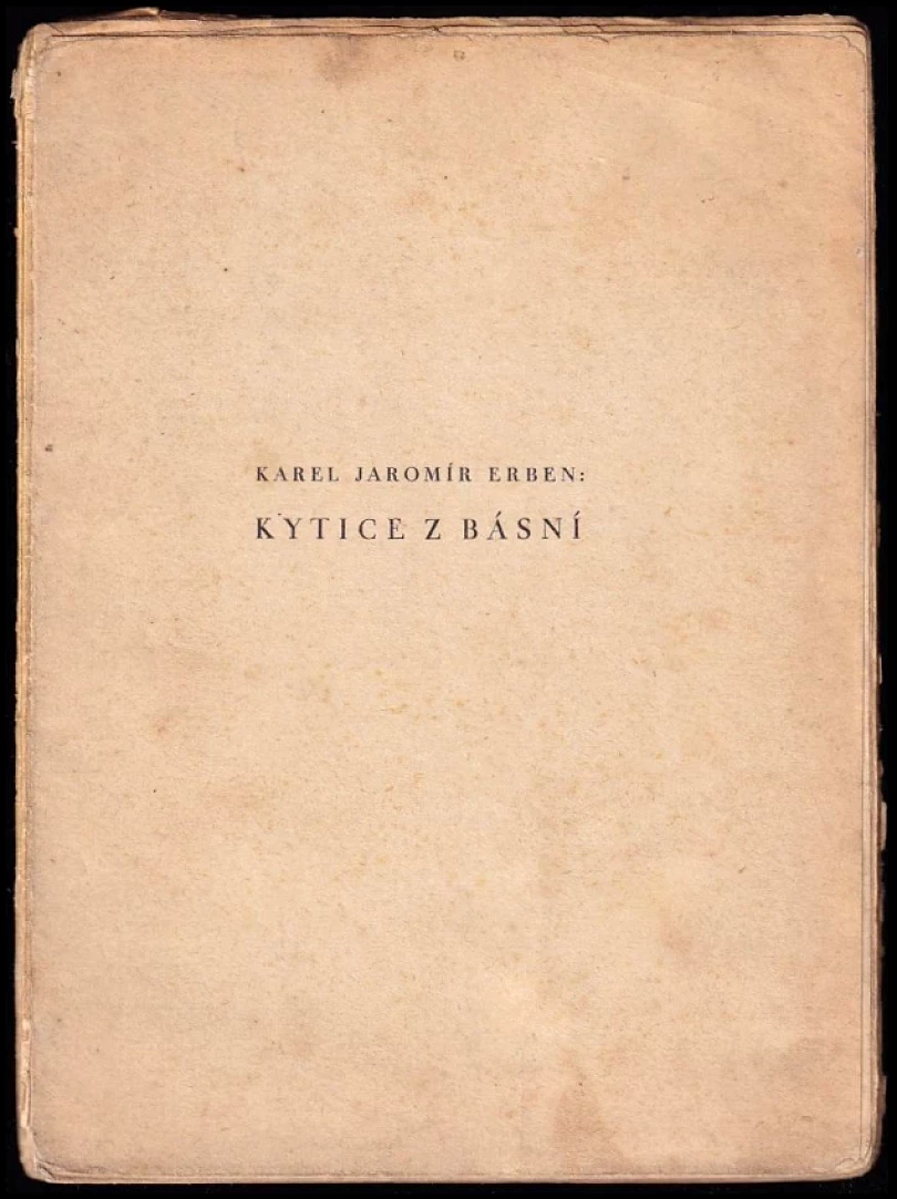 Kytice z básní Karla Jaromíra Erbena (Karel Jaromír Erben, 1936)