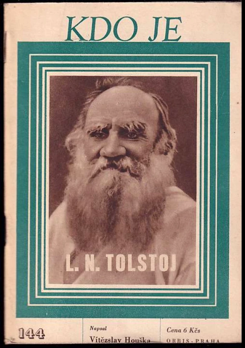 Levně L. N. Tolstoj (Vítězslav Houška, 1949)