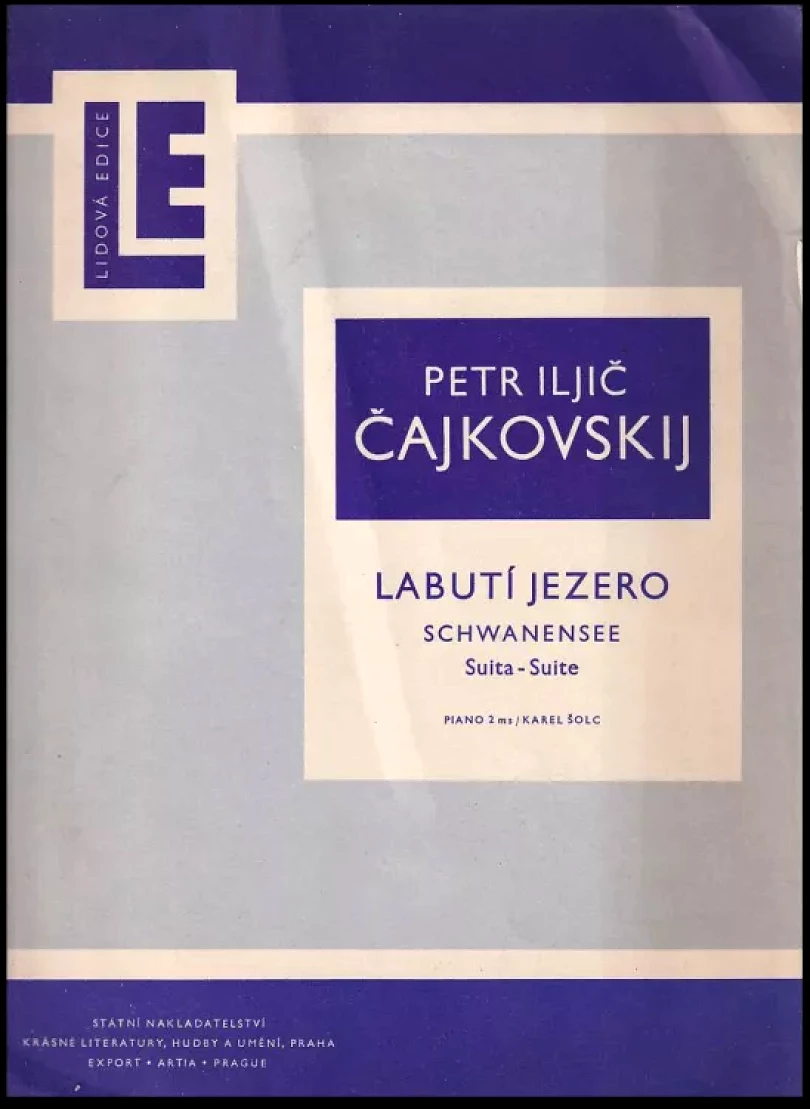 Levně Labutí jezero, piano 2 ms (Petr Il'jič Čajkovskij, 1959)