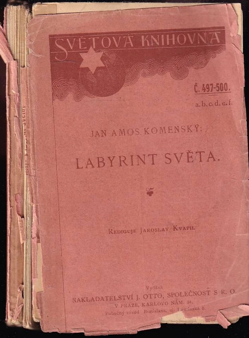 Labyrint světa a ráj srdce (Jan Amos Komenský, 1906)