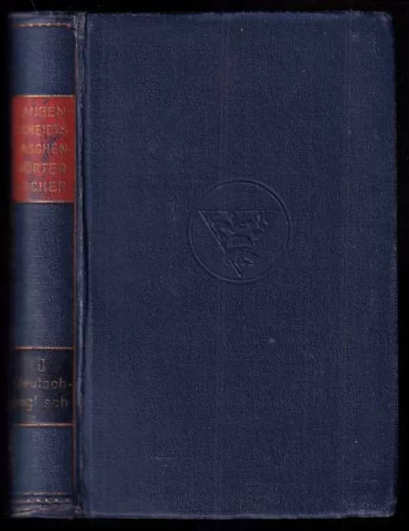 Levně Langenscheidts Taschenwörterbuch der englischen und deutschen Sprache (, 1929)