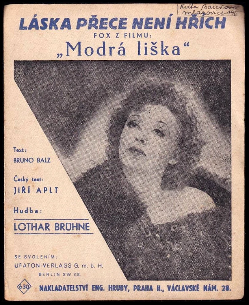 Levně Láska přece není hřích (Jiří Aplt, 1938)