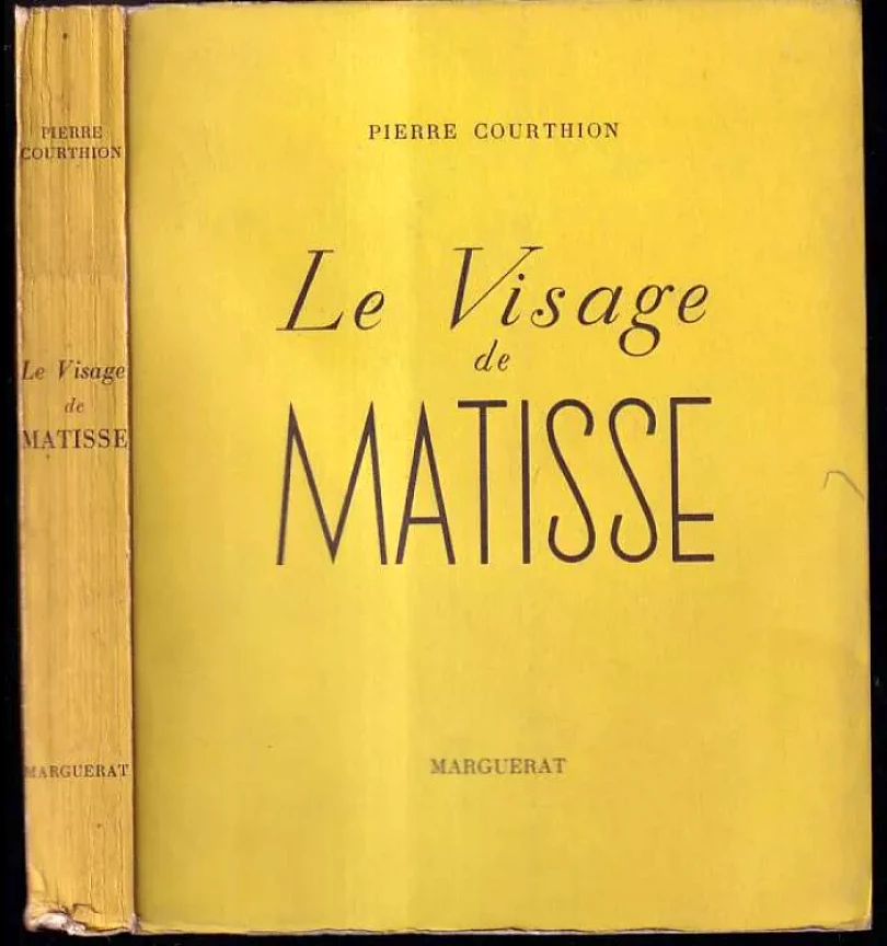 Levně Le visage de Matisse. (Pierre Courthion, 1942)