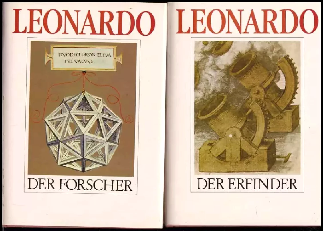 Levně KOMPLET Cizojazyčné 2X Leonardo der Erfinder + Leonardo der Forscher (Heydenreich L., 1980)