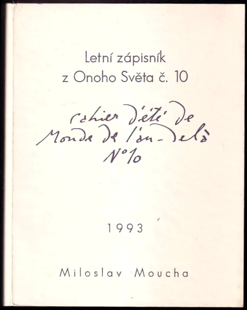 Levně Letní zápisník z Onoho světa č. 10 (Miloslav Moucha, 1993)