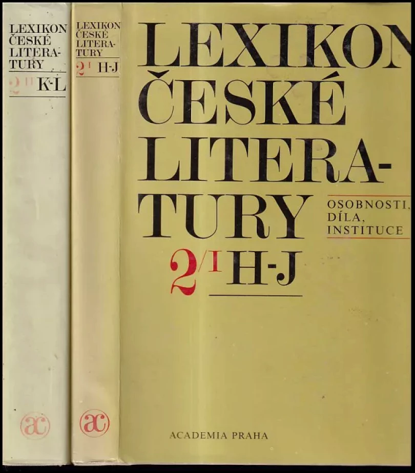 Lexikon české literatury. Osobnosti, díla, instituce, 2. díl, 1. - 2. svazek, H - J + K - L (, 1993)