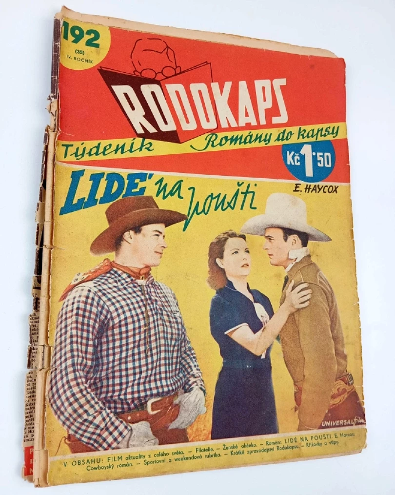 Levně Lidé na poušti, Rodokaps 192 (35), IV. ročník (Ernest Haycox, 1939)